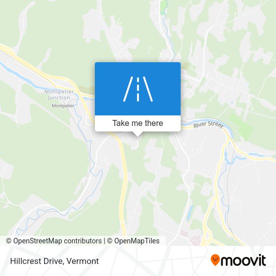 Mapa de Hillcrest Drive