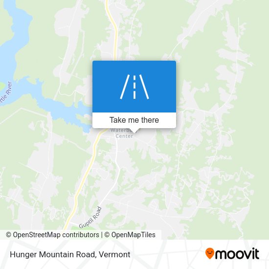 Hunger Mountain Road map