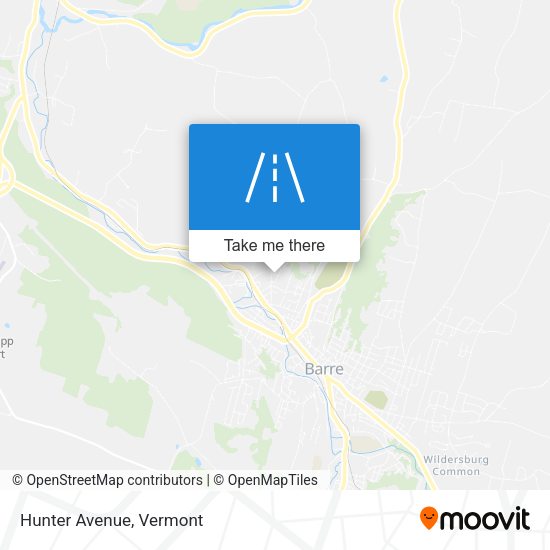 Mapa de Hunter Avenue