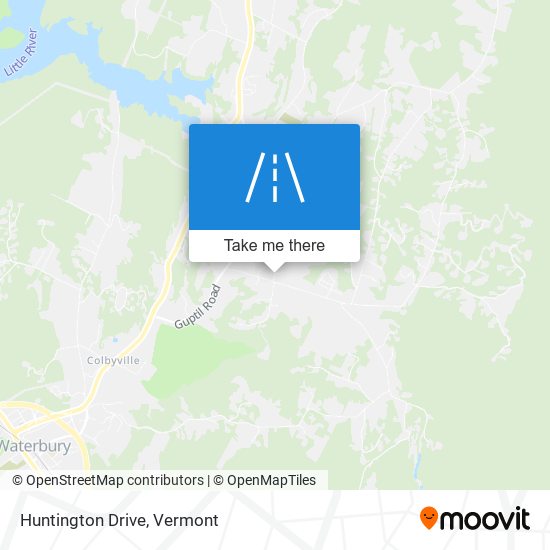 Mapa de Huntington Drive