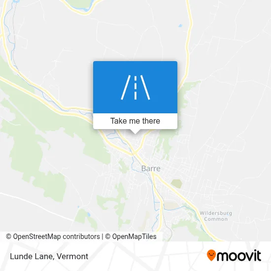Lunde Lane map