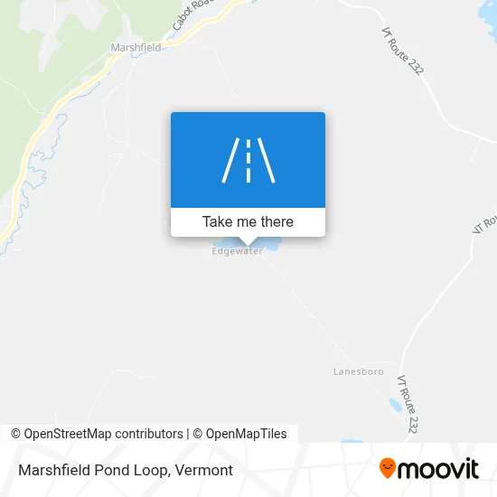 Marshfield Pond Loop map