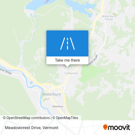 Mapa de Meadowcrest Drive