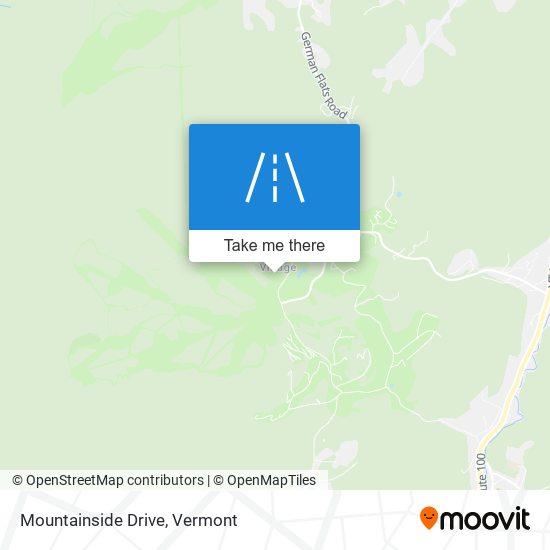 Mountainside Drive map