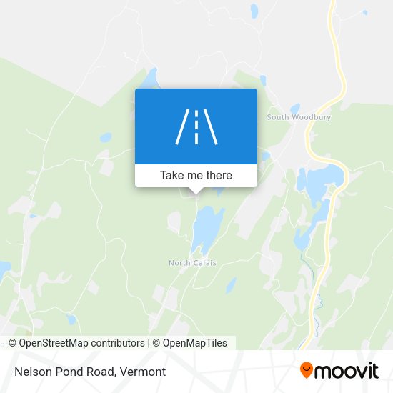 Nelson Pond Road map