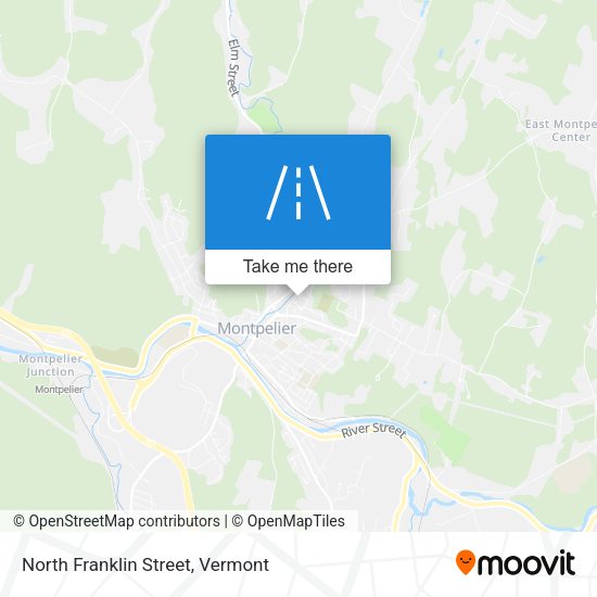 Mapa de North Franklin Street