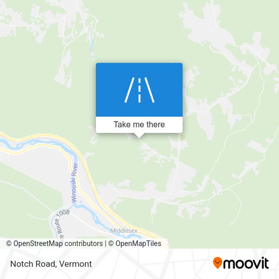Mapa de Notch Road