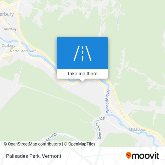 Mapa de Palisades Park