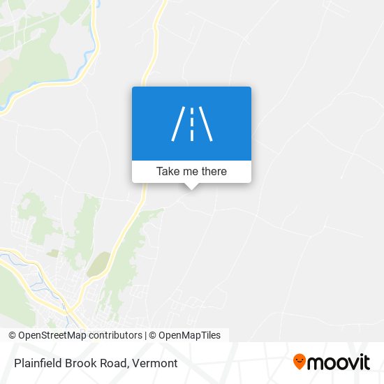 Mapa de Plainfield Brook Road