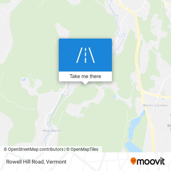 Mapa de Rowell Hill Road
