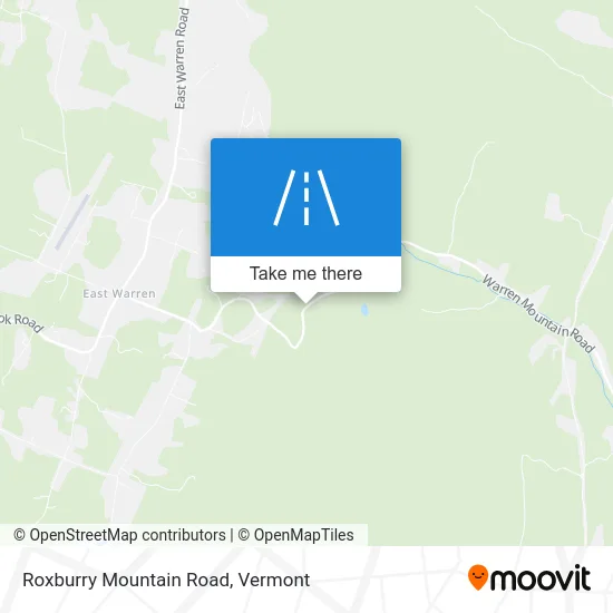 Roxburry Mountain Road map