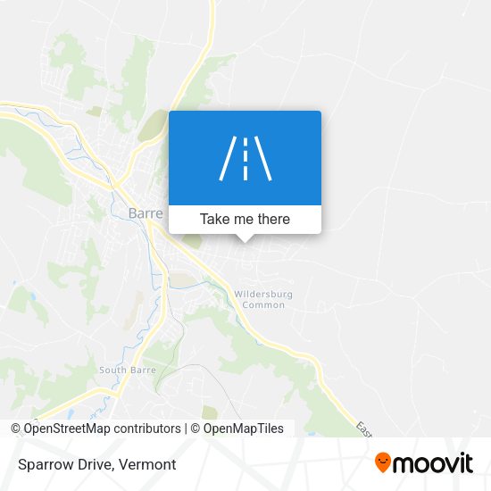 Mapa de Sparrow Drive