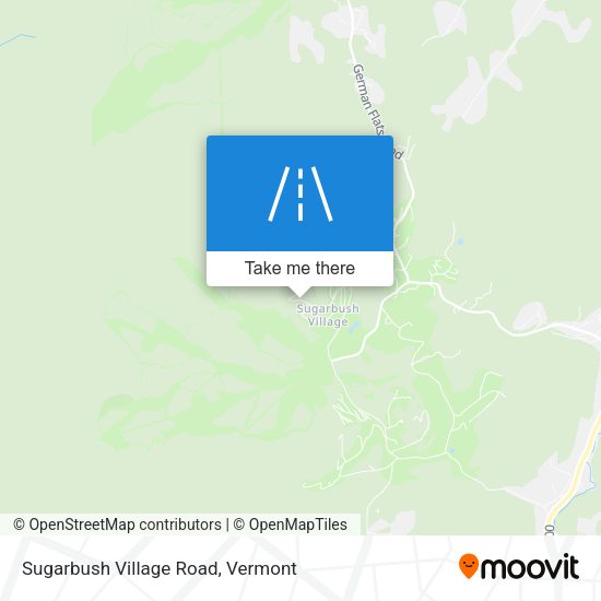 Sugarbush Village Road map