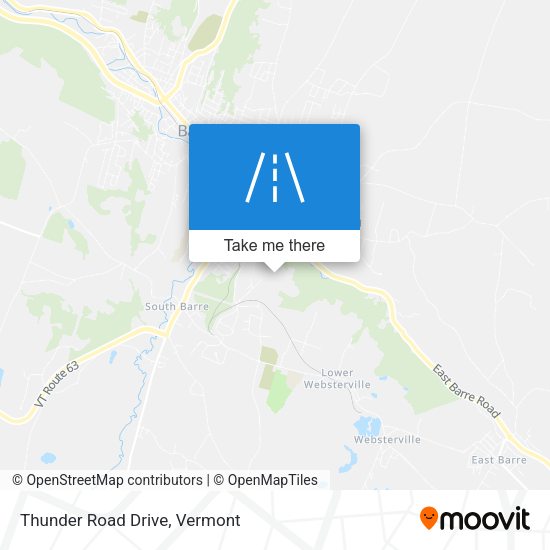 Mapa de Thunder Road Drive