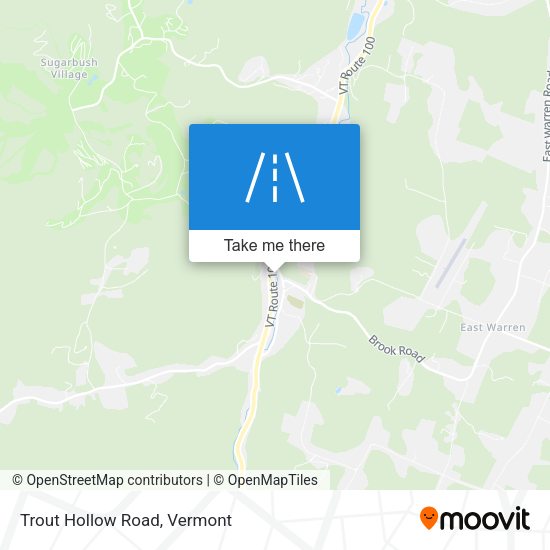 Trout Hollow Road map