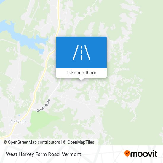 Mapa de West Harvey Farm Road
