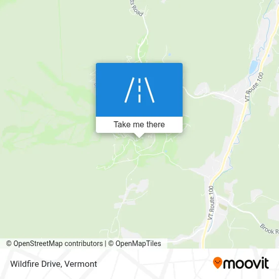 Wildfire Drive map