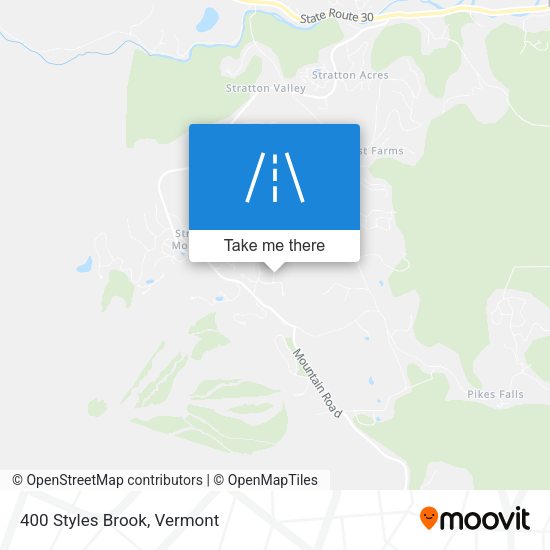Mapa de 400 Styles Brook