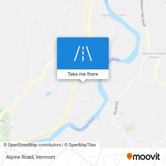 Alpine Road map