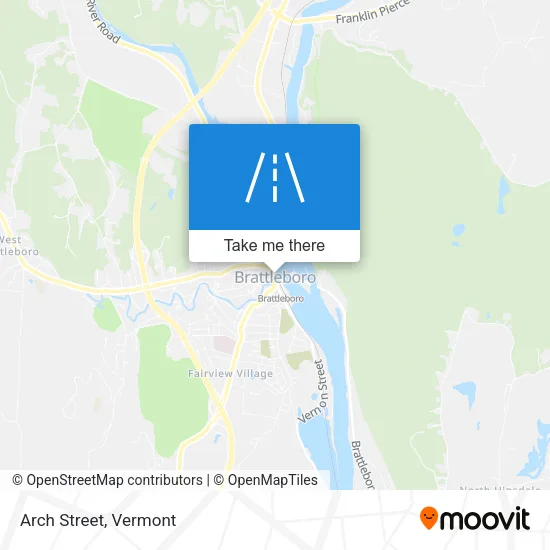 Arch Street map