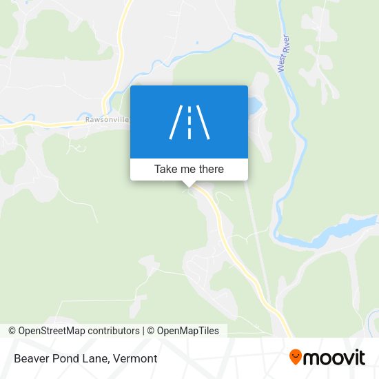 Beaver Pond Lane map