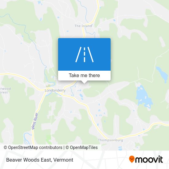 Beaver Woods East map