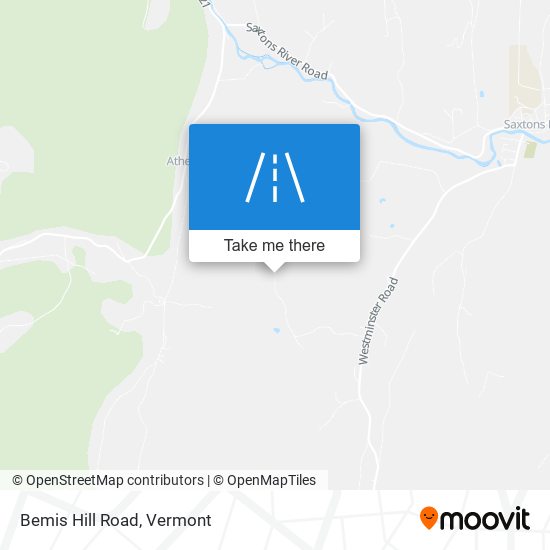 Bemis Hill Road map