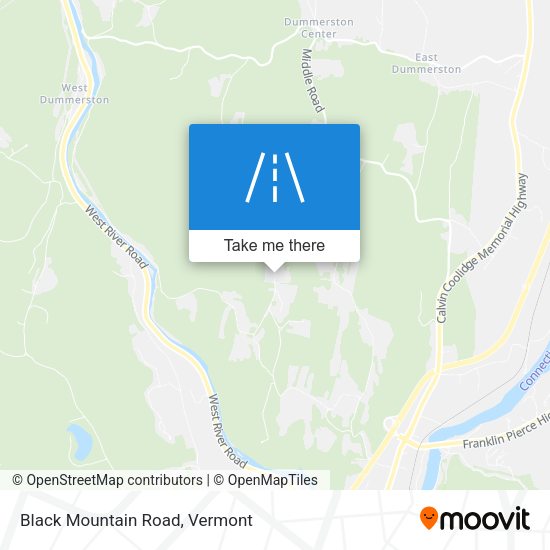 Mapa de Black Mountain Road