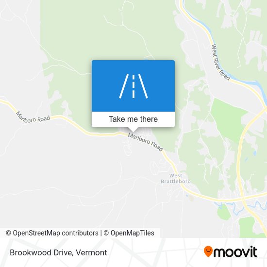 Mapa de Brookwood Drive