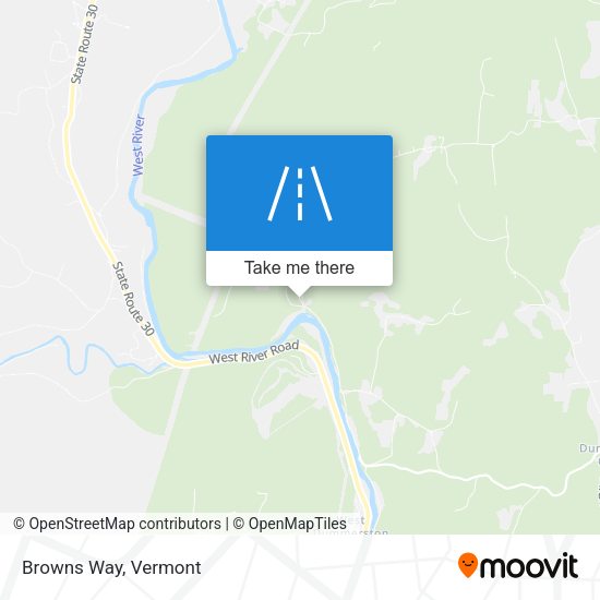 Browns Way map