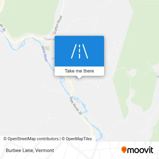 Burbee Lane map