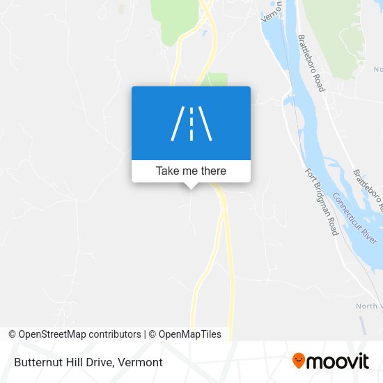 Mapa de Butternut Hill Drive