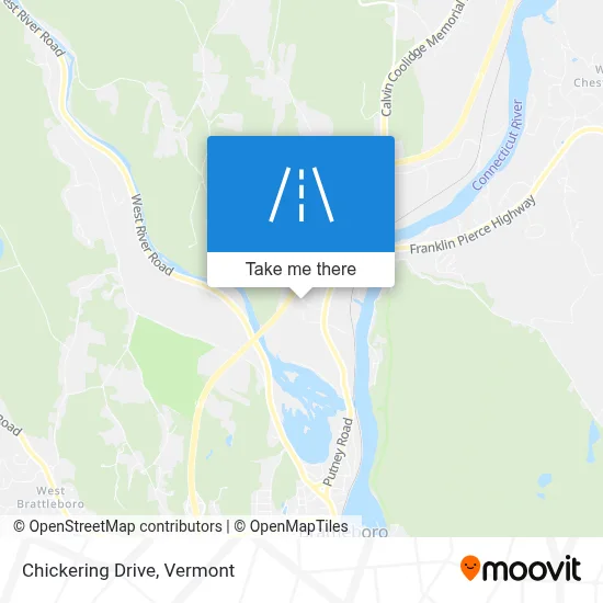 Chickering Drive map