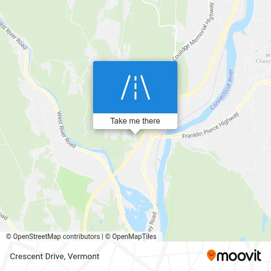 Crescent Drive map