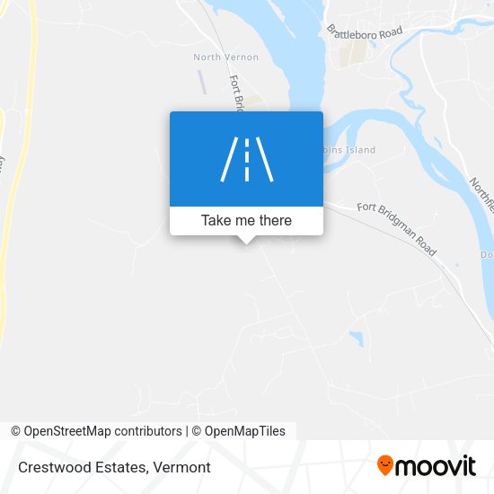 Mapa de Crestwood Estates