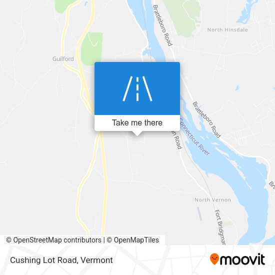 Mapa de Cushing Lot Road