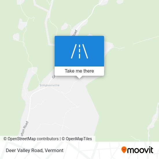 Deer Valley Road map