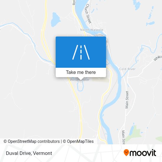 Duval Drive map