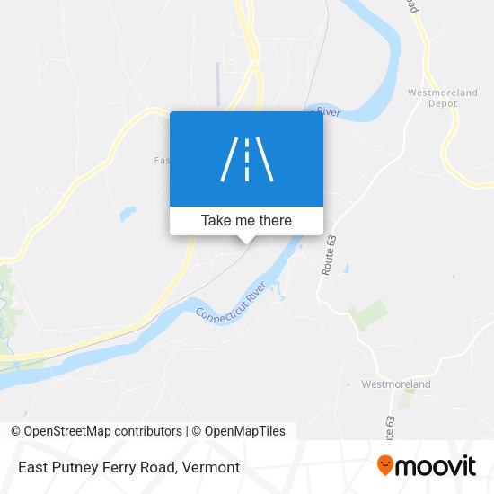 Mapa de East Putney Ferry Road