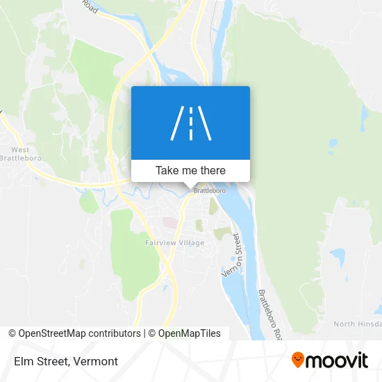 Elm Street map