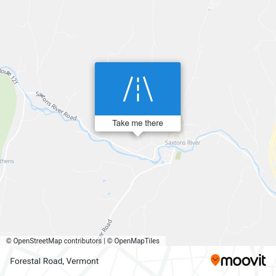 Mapa de Forestal Road
