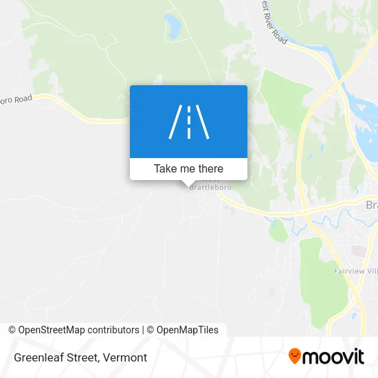 Greenleaf Street map