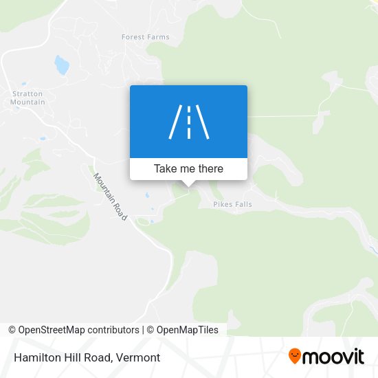 Hamilton Hill Road map