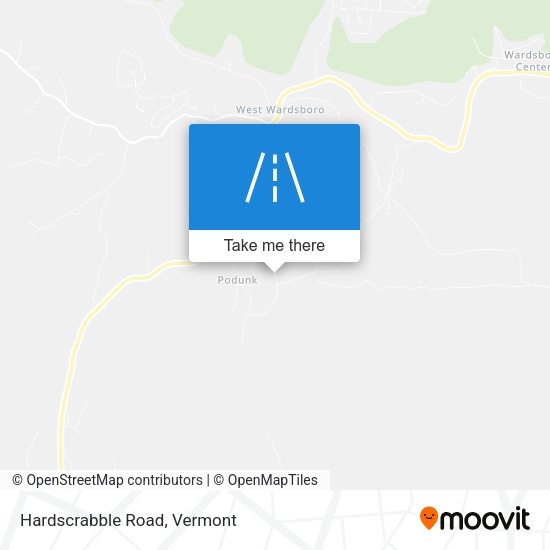 Mapa de Hardscrabble Road