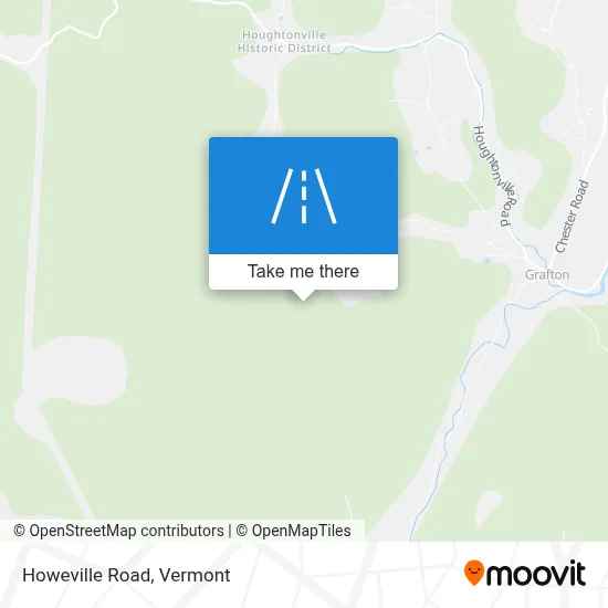Howeville Road map