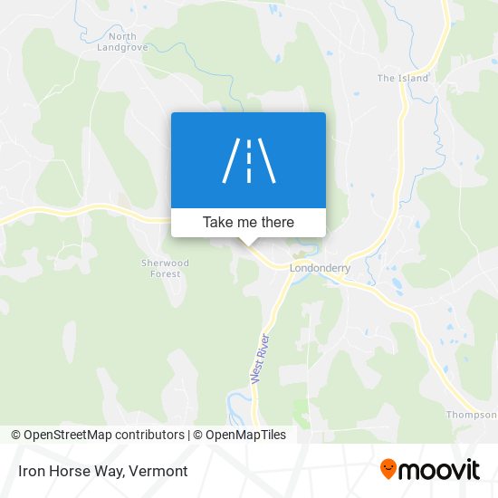 Iron Horse Way map