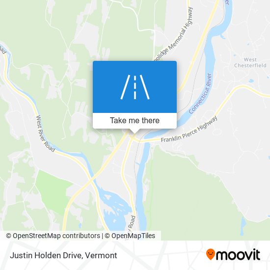 Justin Holden Drive map