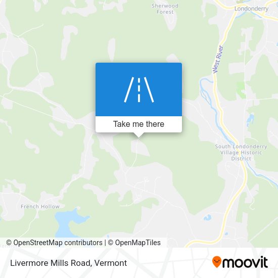 Mapa de Livermore Mills Road