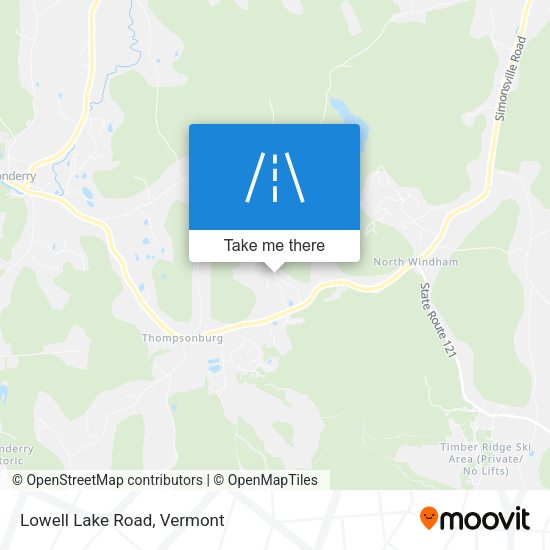 Mapa de Lowell Lake Road