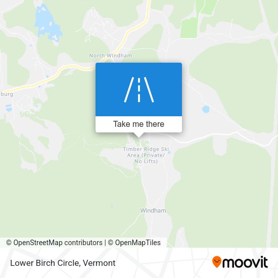 Mapa de Lower Birch Circle